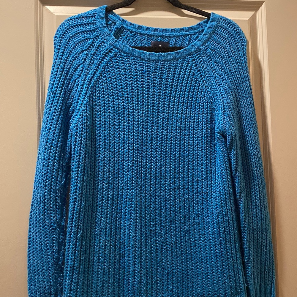AMERICAN EAGLE OUTFITTERS Jegging Sweater In Blue 💙